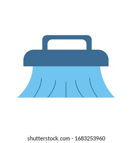 Pinselsymboldesign, Reinigungsdienst waschen Haushaltshygienemaschine und Hausarbeit Vektorillustration Illustration