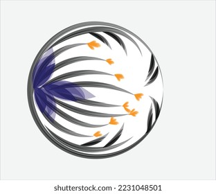 brush flower background for wallpaper and theme