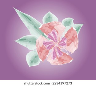 brush flower background for wallpaper and theme