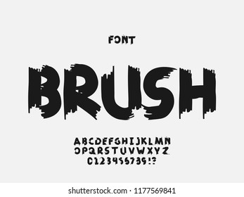 31,741 Rough brush font Images, Stock Photos & Vectors | Shutterstock