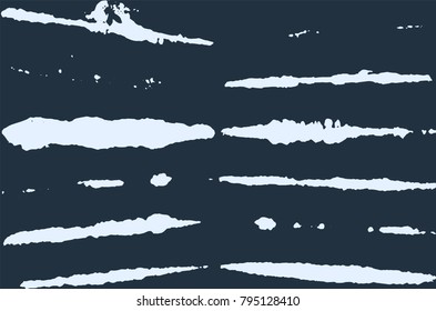 Brush Geometric Vector Watercolor Stripes Seamless Summer Pattern. Horizontal Striped Shibori Tie-Dye. Kimono Vector Watercolor Stripes Seamless Summer Pattern. Horizontal Textile Background
