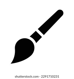 gráfico vectorial de ilustración de icono de pincel