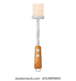 A brush for the grill. Vector illustration on a white background