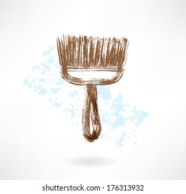 Brush grunge icon