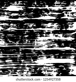 Brush grunge pattern. White and black vector.