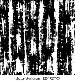 Brush grunge pattern. White and black vector.