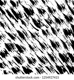 Brush grunge pattern. White and black vector.