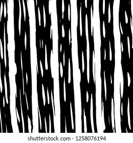 Brush grunge pattern. White and black vector.