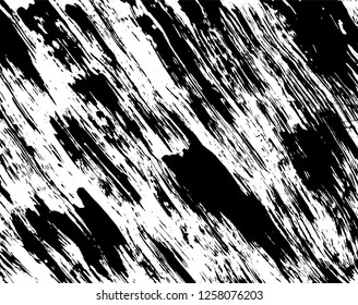 Brush grunge pattern. White and black vector.