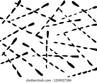 Brush grunge pattern. White and black vector.