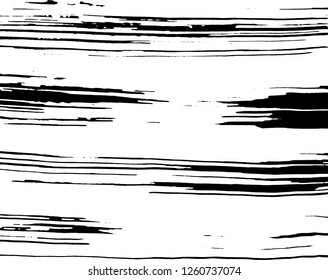 Brush grunge pattern. White and black vector.