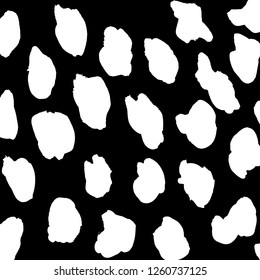 Brush grunge pattern. White and black vector.