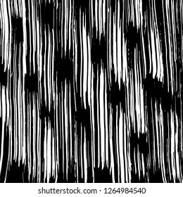 Brush grunge pattern. White and black vector.