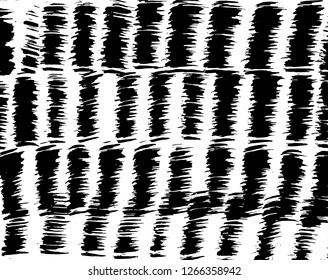 Brush grunge pattern. White and black vector.
