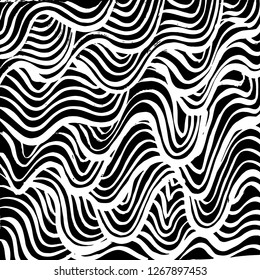 Brush grunge pattern. White and black vector.
