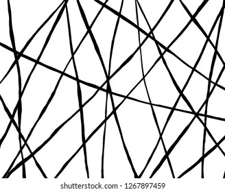 Brush grunge pattern. White and black vector.