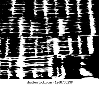Brush grunge pattern. White and black vector.