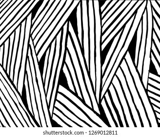 Brush grunge pattern. White and black vector.