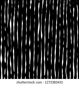 Brush grunge pattern. White and black vector.