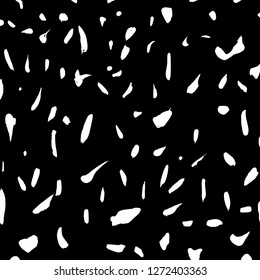 Brush grunge pattern. White and black vector.