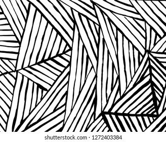 Brush grunge pattern. White and black vector.