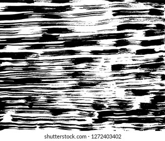 Brush grunge pattern. White and black vector.