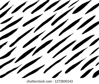 Brush grunge pattern. White and black vector.
