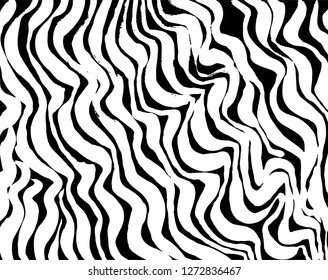 Brush grunge pattern. White and black vector.
