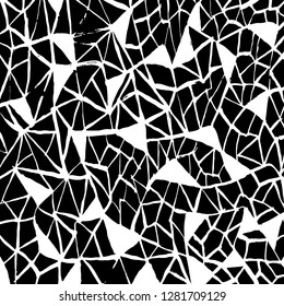 Brush grunge pattern. White and black vector.
