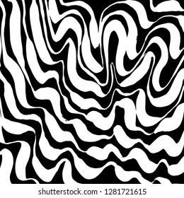 Brush grunge pattern. White and black vector.