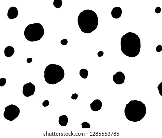 Brush grunge pattern. White and black vector.