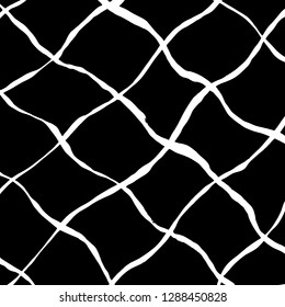 Brush grunge pattern. White and black vector.
