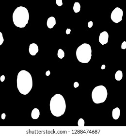 Brush grunge pattern. White and black vector.