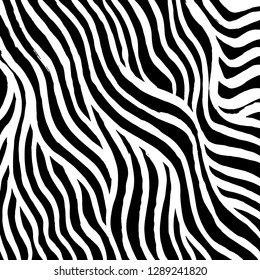 Brush grunge pattern. White and black vector.