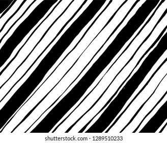 Brush grunge pattern. White and black vector.