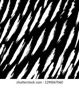 Brush grunge pattern. White and black vector.