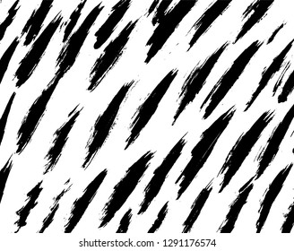 Brush grunge pattern. White and black vector.