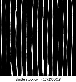 Brush grunge pattern. White and black vector.