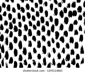 Brush grunge pattern. White and black vector.