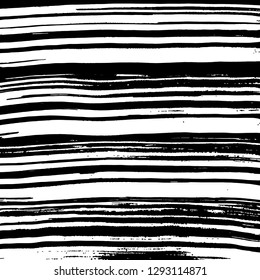 Brush grunge pattern. White and black vector.