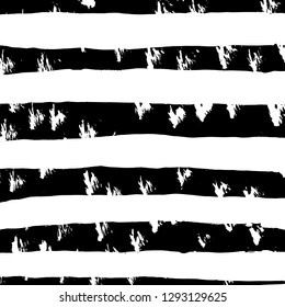Brush grunge pattern. White and black vector.