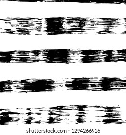 Brush grunge pattern. White and black vector.