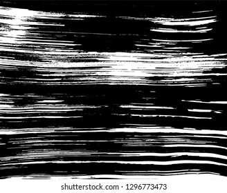 Brush grunge pattern. White and black vector.