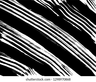 Brush grunge pattern. White and black vector.