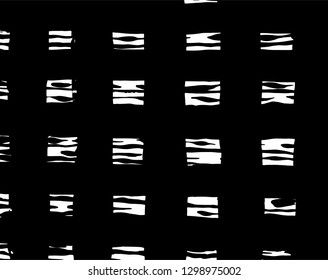 Brush grunge pattern. White and black vector.