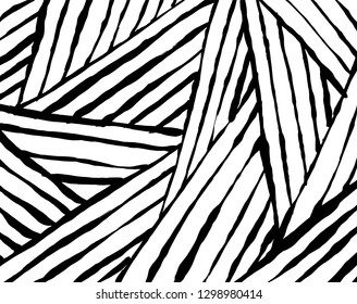 Brush grunge pattern. White and black vector.
