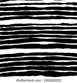 Brush grunge pattern. White and black vector.