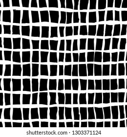 Brush grunge pattern. White and black vector.