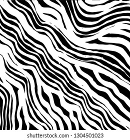 Brush grunge pattern. White and black vector.