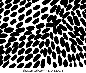 Brush grunge pattern. White and black vector.